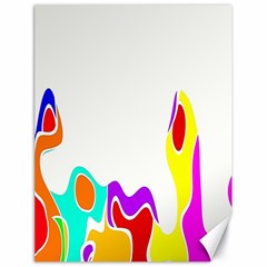 Simple Abstract With Copyspace Canvas 18  X 24   by Simbadda