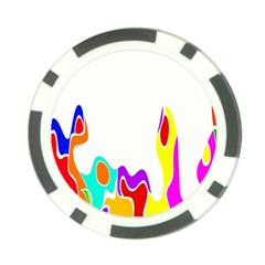 Simple Abstract With Copyspace Poker Chip Card Guard by Simbadda