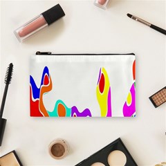 Simple Abstract With Copyspace Cosmetic Bag (small)  by Simbadda