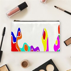 Simple Abstract With Copyspace Cosmetic Bag (medium)  by Simbadda