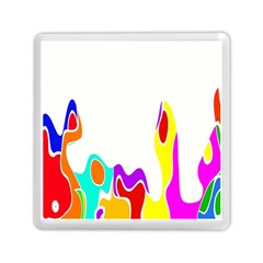 Simple Abstract With Copyspace Memory Card Reader (square)  by Simbadda