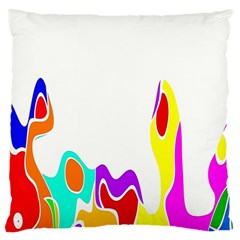 Simple Abstract With Copyspace Large Cushion Case (one Side) by Simbadda