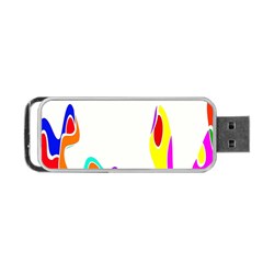 Simple Abstract With Copyspace Portable Usb Flash (two Sides) by Simbadda