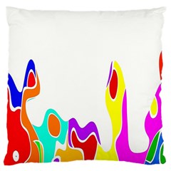 Simple Abstract With Copyspace Standard Flano Cushion Case (one Side) by Simbadda