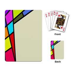 Digitally Created Abstract Page Border With Copyspace Playing Card by Simbadda