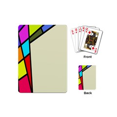 Digitally Created Abstract Page Border With Copyspace Playing Cards (mini)  by Simbadda