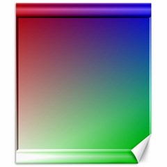 3d Rgb Glass Frame Canvas 8  X 10  by Simbadda