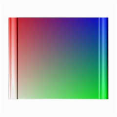 3d Rgb Glass Frame Small Glasses Cloth (2-side) by Simbadda