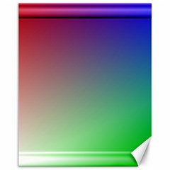 3d Rgb Glass Frame Canvas 11  X 14   by Simbadda