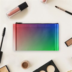 3d Rgb Glass Frame Cosmetic Bag (small)  by Simbadda