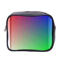 3d Rgb Glass Frame Mini Toiletries Bag 2-side by Simbadda