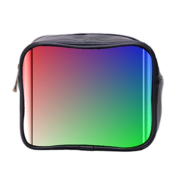 3d Rgb Glass Frame Mini Toiletries Bag 2-Side