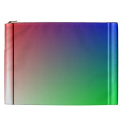 3d Rgb Glass Frame Cosmetic Bag (xxl)  by Simbadda