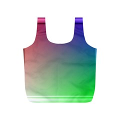 3d Rgb Glass Frame Full Print Recycle Bags (s)  by Simbadda