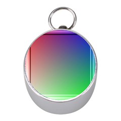 3d Rgb Glass Frame Mini Silver Compasses by Simbadda