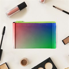 3d Rgb Glass Frame Cosmetic Bag (xs) by Simbadda