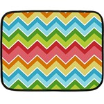 Colorful Background Of Chevrons Zigzag Pattern Double Sided Fleece Blanket (Mini)  35 x27  Blanket Front