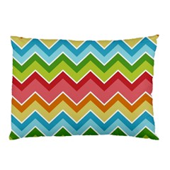 Colorful Background Of Chevrons Zigzag Pattern Pillow Case