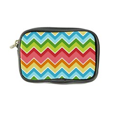 Colorful Background Of Chevrons Zigzag Pattern Coin Purse by Simbadda