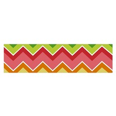 Colorful Background Of Chevrons Zigzag Pattern Satin Scarf (oblong) by Simbadda