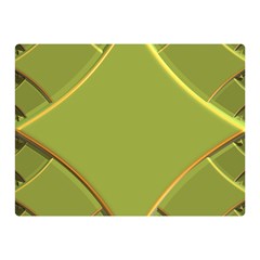 Fractal Green Diamonds Background Double Sided Flano Blanket (mini)  by Simbadda