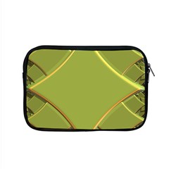 Fractal Green Diamonds Background Apple Macbook Pro 15  Zipper Case by Simbadda