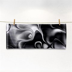 Fractal Black Liquid Art In 3d Glass Frame Cosmetic Storage Cases by Simbadda