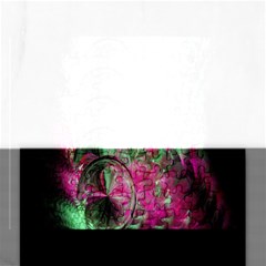 Pink And Green Shapes Make A Pretty Fractal Image Rectangular Jigsaw Puzzl by Simbadda