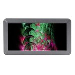 Pink And Green Shapes Make A Pretty Fractal Image Memory Card Reader (Mini) Front