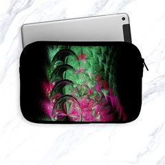 Pink And Green Shapes Make A Pretty Fractal Image Apple Ipad Mini Zipper Cases by Simbadda