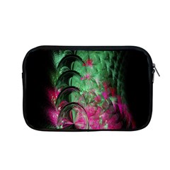 Pink And Green Shapes Make A Pretty Fractal Image Apple Macbook Pro 13  Zipper Case by Simbadda