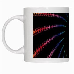 Fractal Black Hole Computer Digital Graphic White Mugs by Simbadda