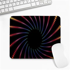 Fractal Black Hole Computer Digital Graphic Large Mousepads by Simbadda