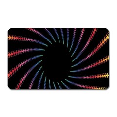 Fractal Black Hole Computer Digital Graphic Magnet (rectangular) by Simbadda