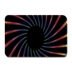 Fractal Black Hole Computer Digital Graphic Plate Mats by Simbadda