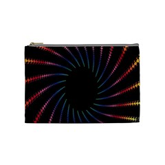 Fractal Black Hole Computer Digital Graphic Cosmetic Bag (medium)  by Simbadda