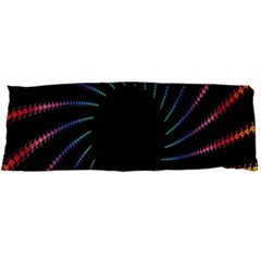 Fractal Black Hole Computer Digital Graphic Body Pillow Case Dakimakura (two Sides) by Simbadda