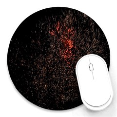 July 4th Fireworks Party Round Mousepads by Simbadda