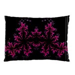 Violet Fractal On Black Background In 3d Glass Frame Pillow Case 26.62 x18.9  Pillow Case