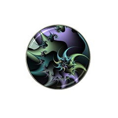 Fractal Image With Sharp Wheels Hat Clip Ball Marker by Simbadda