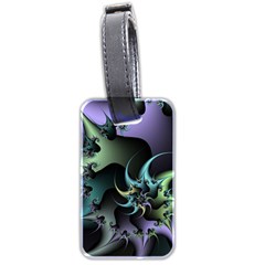 Fractal Image With Sharp Wheels Luggage Tags (two Sides) by Simbadda