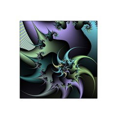 Fractal Image With Sharp Wheels Satin Bandana Scarf by Simbadda