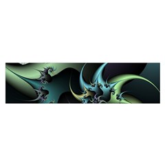 Fractal Image With Sharp Wheels Satin Scarf (oblong) by Simbadda