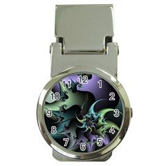 Fractal Image With Sharp Wheels Money Clip Watches by Simbadda