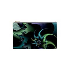 Fractal Image With Sharp Wheels Cosmetic Bag (small)  by Simbadda