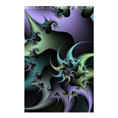 Fractal Image With Sharp Wheels Shower Curtain 48  X 72  (small)  by Simbadda