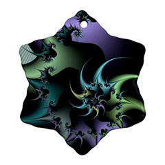 Fractal Image With Sharp Wheels Ornament (snowflake) by Simbadda