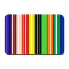 Stripes Colorful Striped Background Wallpaper Pattern Plate Mats by Simbadda