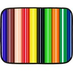 Stripes Colorful Striped Background Wallpaper Pattern Double Sided Fleece Blanket (Mini)  35 x27  Blanket Front