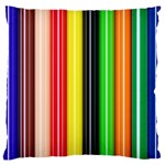 Stripes Colorful Striped Background Wallpaper Pattern Standard Flano Cushion Case (Two Sides) Front